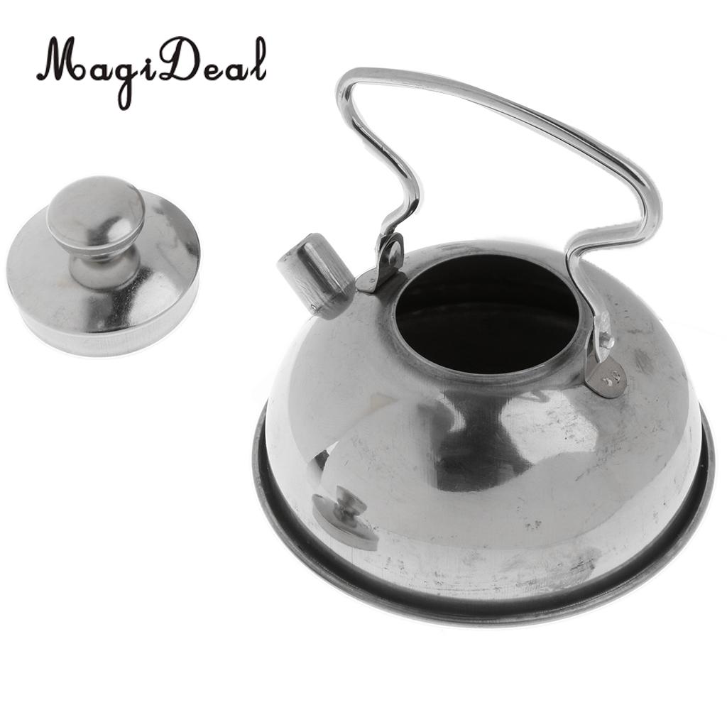 Magideal 1Set Roestvrij Stalen Waterkoker Keuken Keuken Koken Kookgerei Kids Kinderen Pretend Play Speelgoed