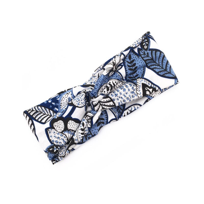 Frau Gedruckt Kreuz Stirnband Mädchen Sommer machen-hoch Haarband Elastische Bandanas Bandanas Sport Turban Haar Bands Haar Zubehör