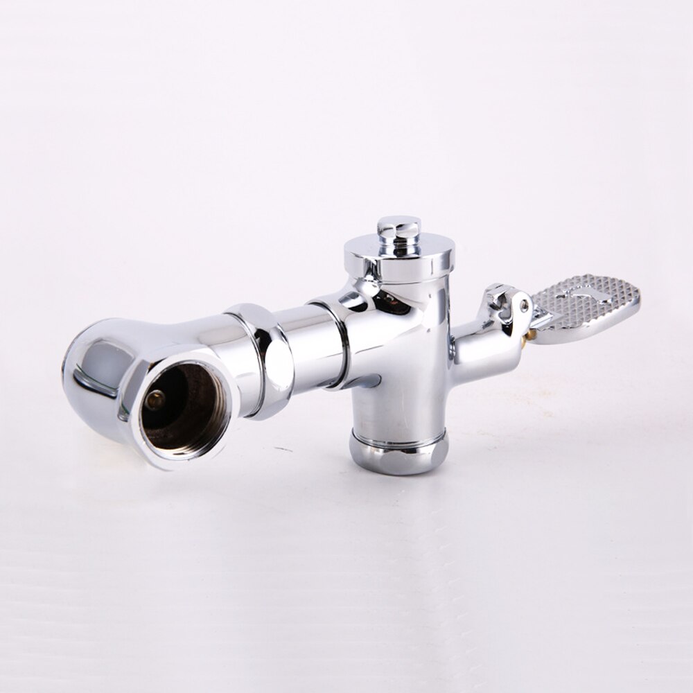 X10504A Foot-pressing Pedal Type Brass Toilet Flush Valve