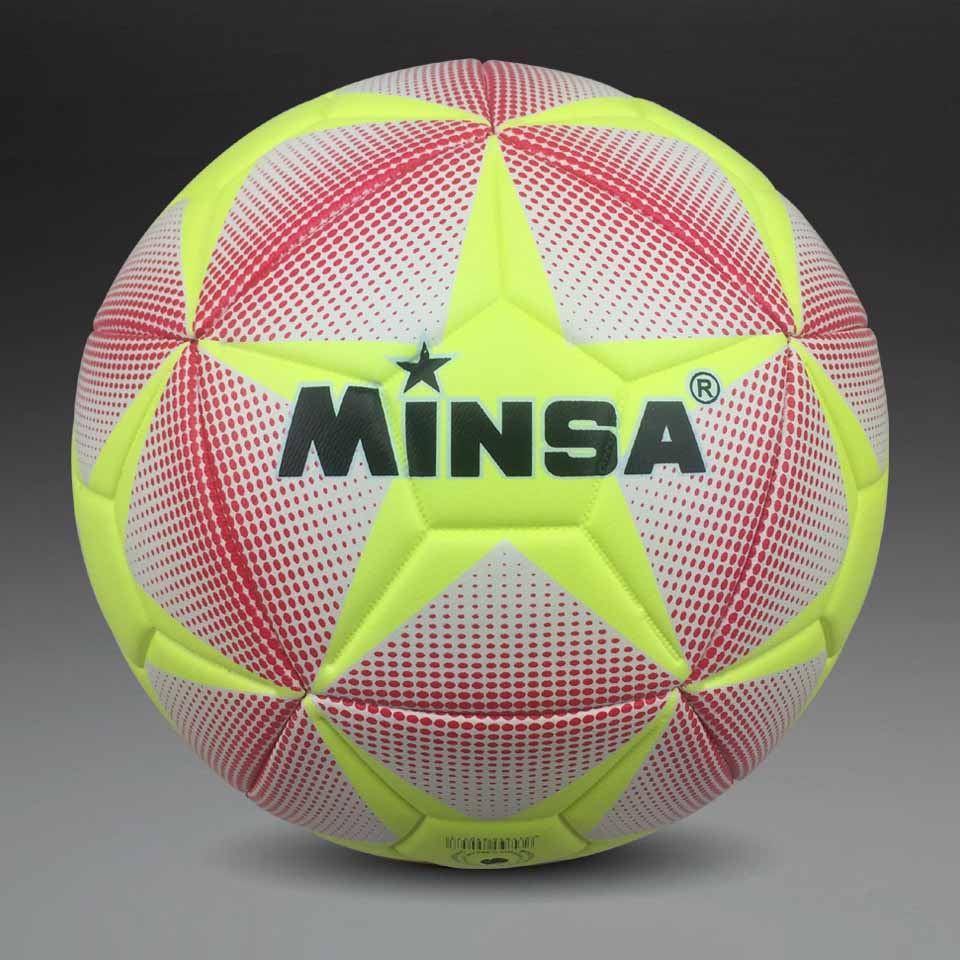 Brand MINSA A++ Standard Soccer Ball PU Soccer Ball Training Balls Football Official Size 5 and Size 4 bal: As the picture 5 ST3