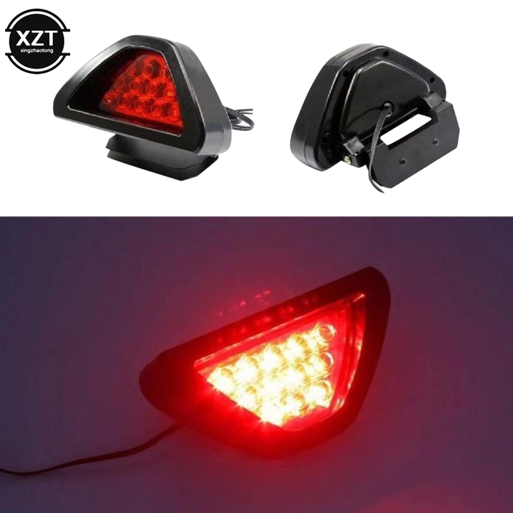 Universelle bremslichter f1 style drl rot 12 led hecks topp bremsleuchte drittes bremsstopp sicherheits leuchte licht auto led signallampe