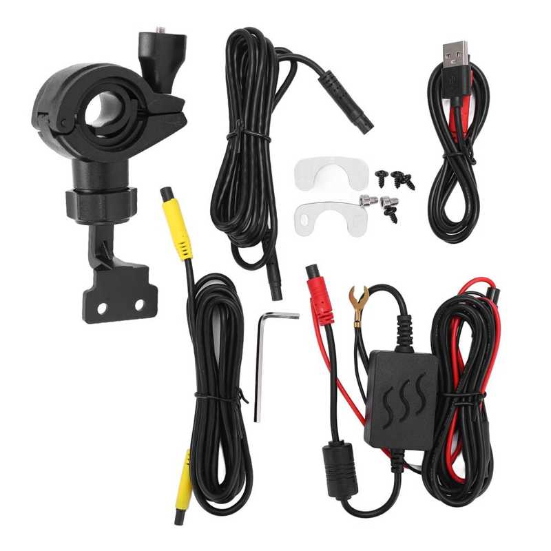 Driving Recorder Front Rear Dash Cam 1080P+720P for Motorcycle