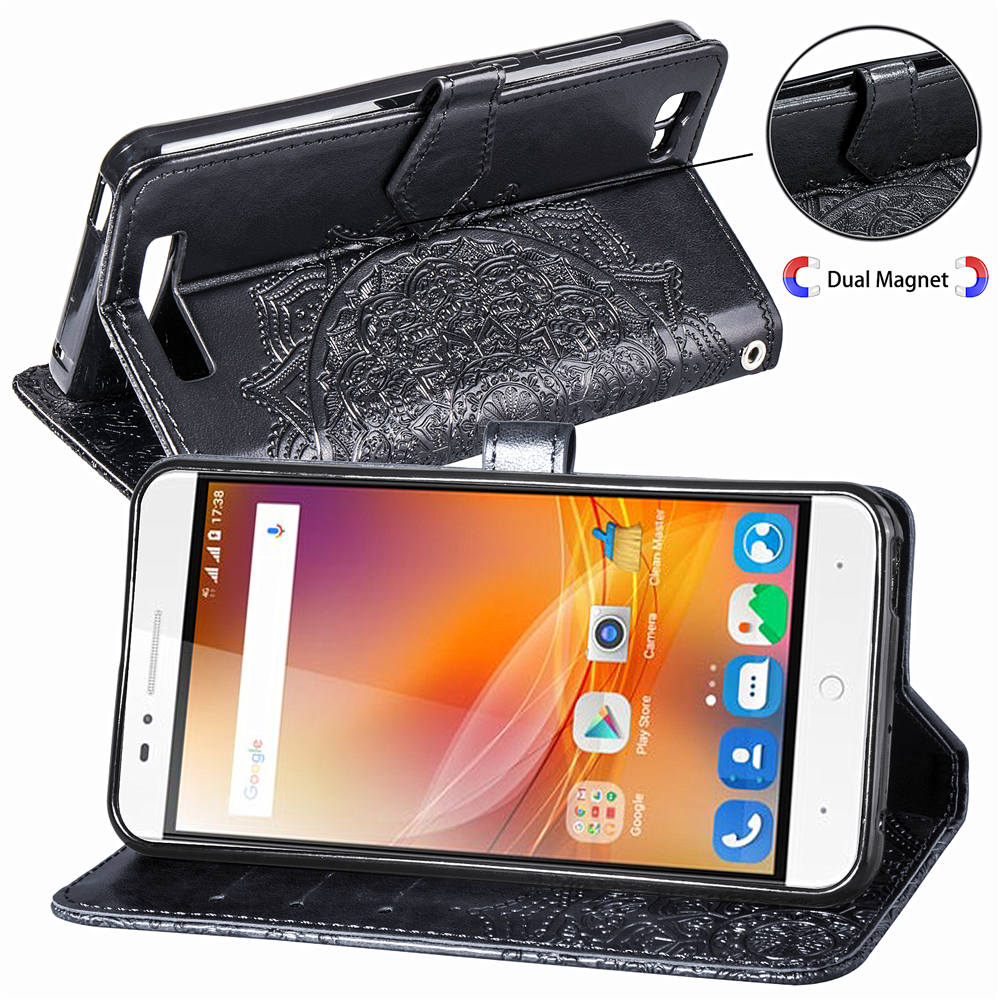 De Lujo Flor de Datura de la PU billetera de cuero funda de teléfono para ZTE hoja A610 A610C un 610 de los casos de la cubierta del tirón para ZTE A610 Fundas Capa