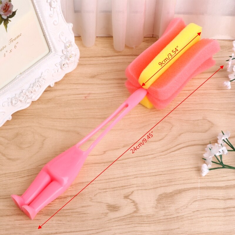 Éponge bouteille brosse bébé alimentation lait bouteille tasse verre nettoyant lavage cuisine outils de nettoyage