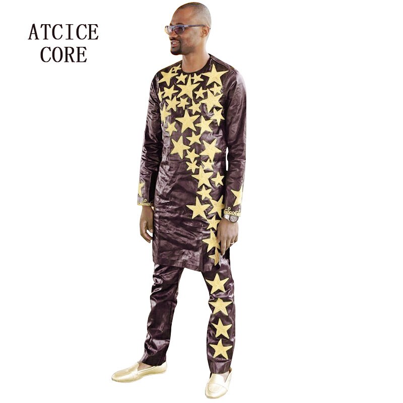 LC063# AFRICAN DRESSES FOR MEN AFRICAN BAZIN RICHE... – Grandado