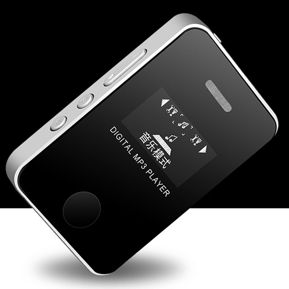 Clip, freisprechfunktion, mini-usb, tragbar , 7 klangmodi, unterstützt tf-karte, sport-audio, hifi-musik,  mp3- player, lcd-bildschirm, englischlernfunktion 16gb