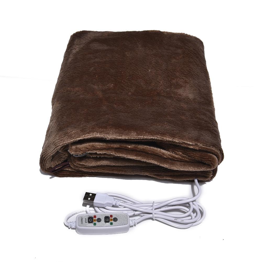 Office Home Electric Warming Heating Blanket Pad Shoulder Neck Heating Shawl USB Soft 5V 2A Ourdoor Soft Heated Shawl