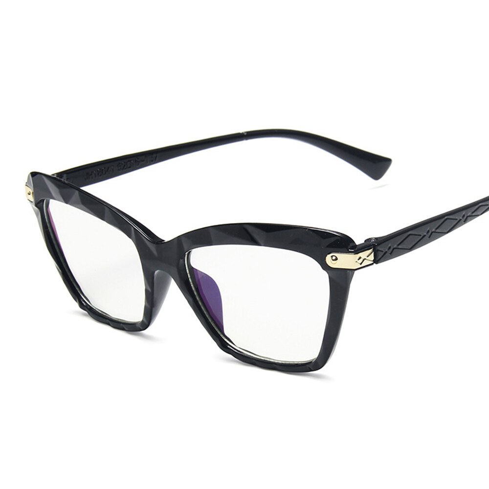 Cat Eye Anti Blue Light Glasses Black Frame Blue ray Blocking Computer Glasses Gaming Goggles UV400: Black