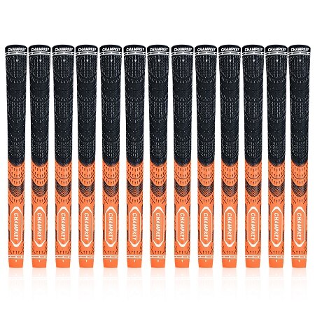 8x Multi Samengestelde Midsize Golf Club Grips 10 Kleuren Champkey MCS Golf Grips: Orange Midsize