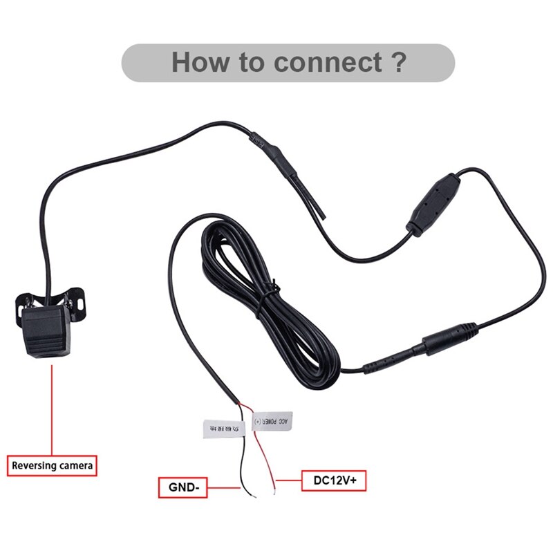 Caméra de recul sans fil pour voiture caméra de recul automatique WiFi caméra de tableau de bord pour tous les véhicules