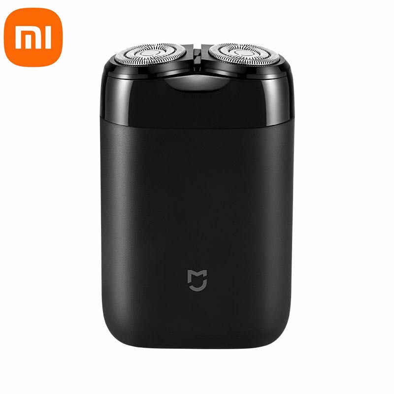 Xiaomi-Afeitadora eléctrica Mijia MSX201, máquina de afeitar con doble cabezal, recargable por USB, resistente al agua, para Barba