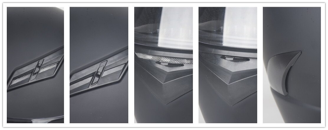 Black Full Face Helmet Motocross Helmets Modular Personality Off Road Changeable Moto Motorcycle Helmets DOT Approved Casque