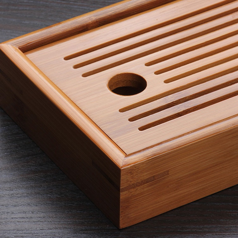 Bamboo Tea Tray Solid Bamboo Tea Board Kung Fu Tea Tools For Cup Teapot Crafts Tray,Chinese Culture Tea Set