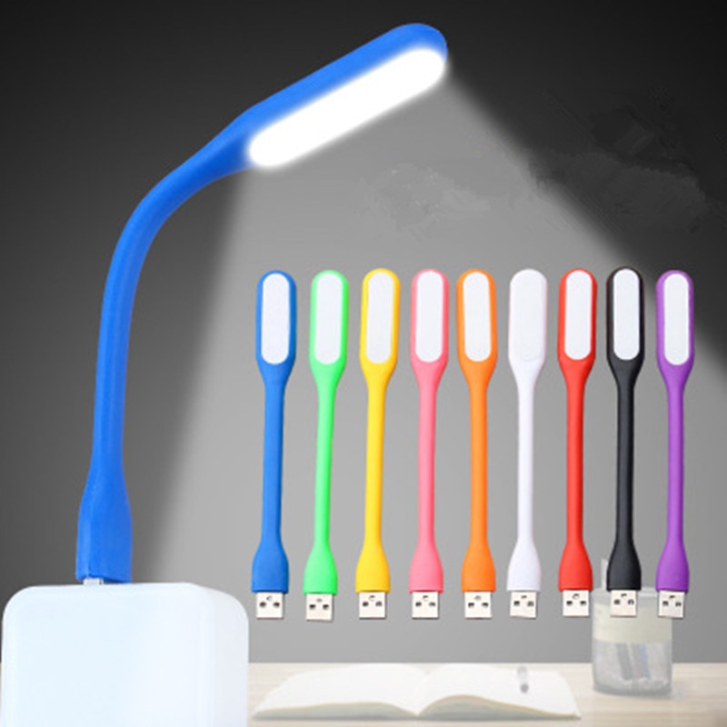 1Pc Opvouwbare Super Bright Usb Led Boek Licht Draagbare Leeslamp Licht Tafellamp Voor Power Computer Laptop Night verlichting