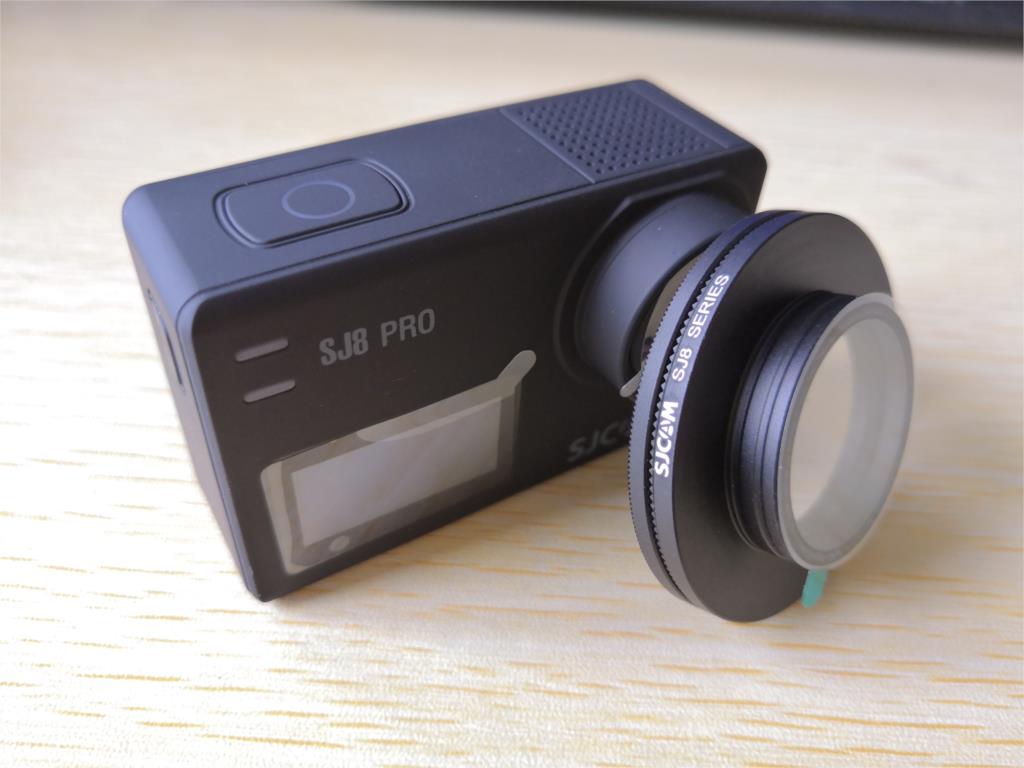 Lente UV Original SJCAM SJ8 40,5mm con tapa de protección-lente antiarañazos lente de filtro UV para cámara de aire SJ8 Pro / SJ8 Plus / SJ8