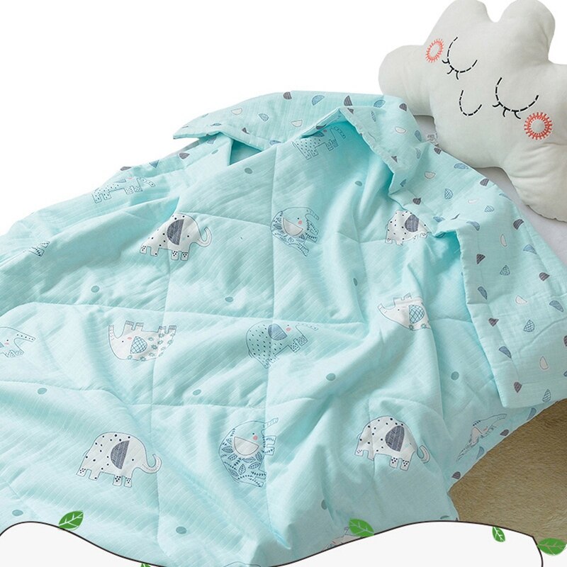 Barneluftkondisjoneringsdyne bomullsdyne vaskbar baby sommer tynn quilt