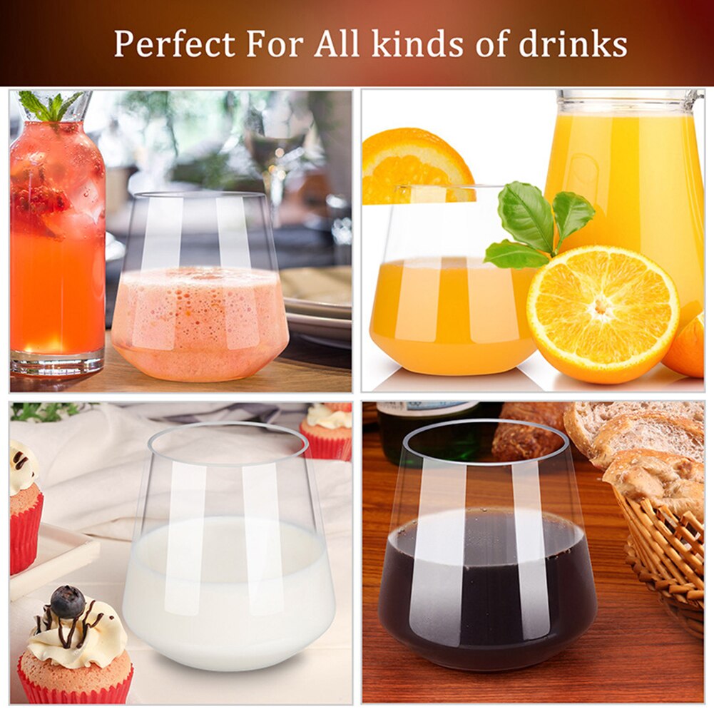 4 stk glass kaldt drikke kaffekrus frossent vann iskrem cocktail juice melk cola vin øl glass kopp te kaffe krus