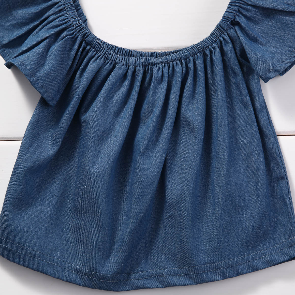 Peuters kinderen baby meisjes kleding tops truien korte mouwen t-shirts off shoulder t-shirts meisjeskleding