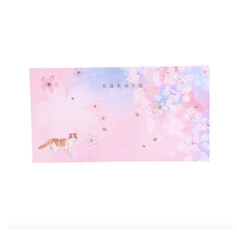 Bloc de notas con dibujos animados, Bloc de notas adhesivas de flores bonitas, almohadillas de escritura multiplegables, etiqueta de , papelería Kawaii, material escolar