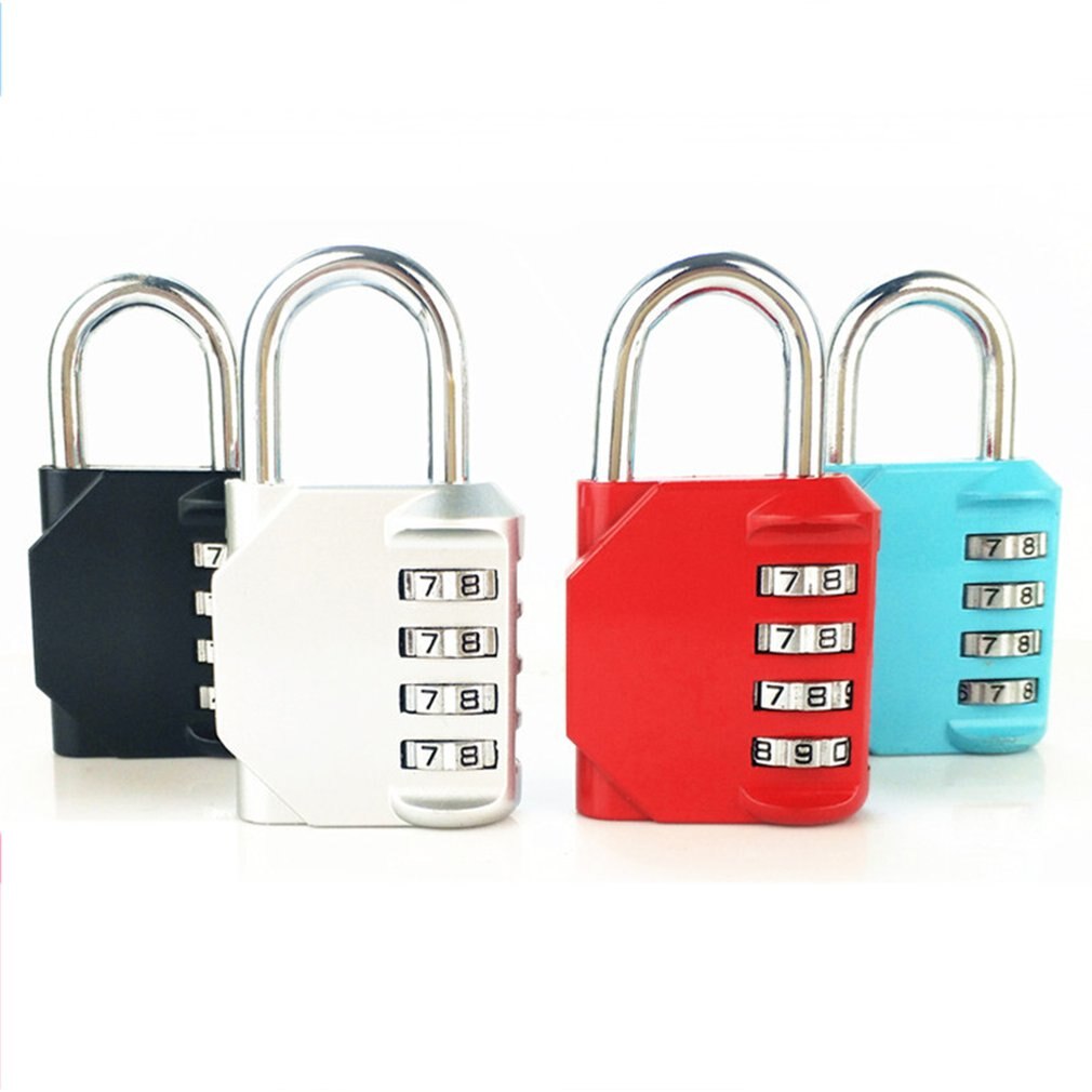 large size 4 digit Number Code Lock Resettable padlock Security Digital Combination Locks for Travel Suitcases Luggage