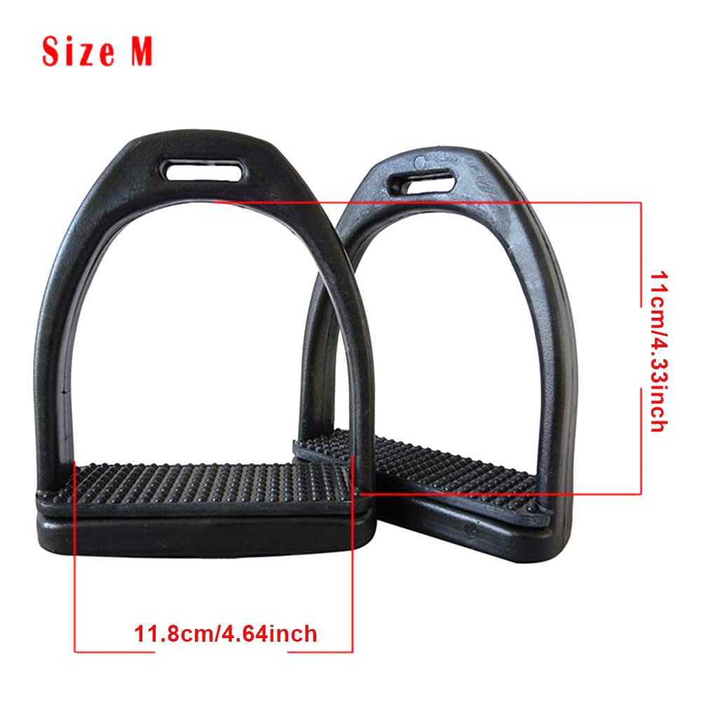 2PCS Children Adults Durable Horse Riding Stirrups 2 Sizes For Horse Rider Lightweight Wide Track Anti Slip Equestrian: Purple 