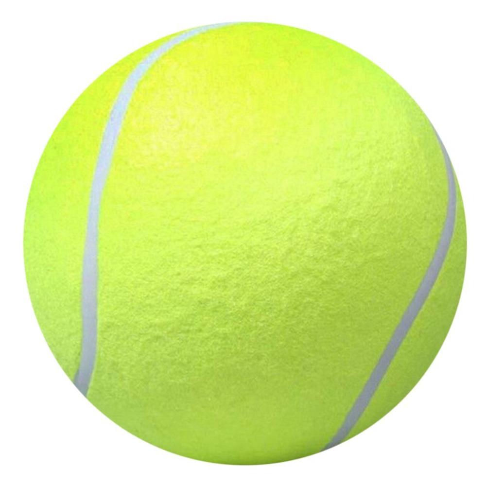 Pelota de tenis gigante para perros, juguete para mascotas de 24cm, para masticar, Mega Jumbo, firma, pelota de juguete para niños, suministros para perros: Verde claro
