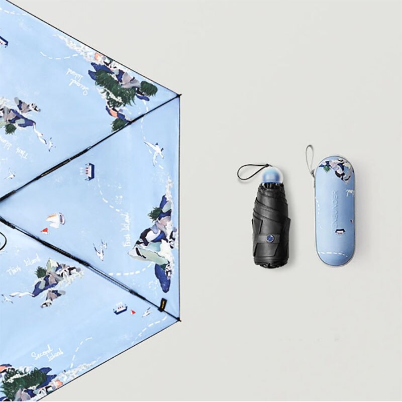 Beneunder Mini Folding Sun&rain Umbrella LRC Vinyl 99% UV Protection Multiple Colors 265g Lightweight Pocket Umbrellas: White Color