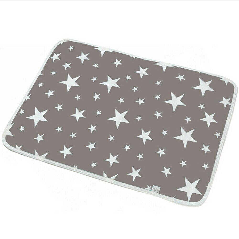 Casa 50x70cm tapete reutilizável bebê infantil à prova dinfant água esteira cama fralda capa mudança urina almofada: 6