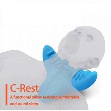 Hals Massage Ontspanning Kussen Draagbare Zwaartekracht Acupressuur Massage Kussen C-Rest Nek Cervicale Schouder Pijn Tool