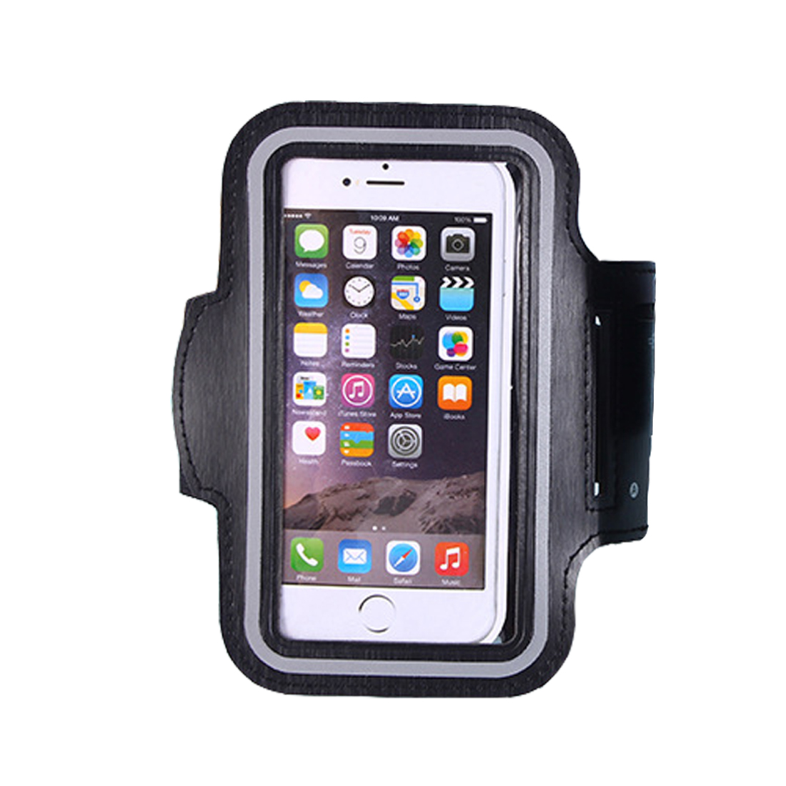 Impermeabile Universale Brassard Corsa e Jogging Palestra Cassa del Bracciale di Sport Del Telefono Mobile della Fascia di Braccio Del Sacchetto Del Supporto per il iPhone 6 7 8 Smartphone: 5.5 inch balck