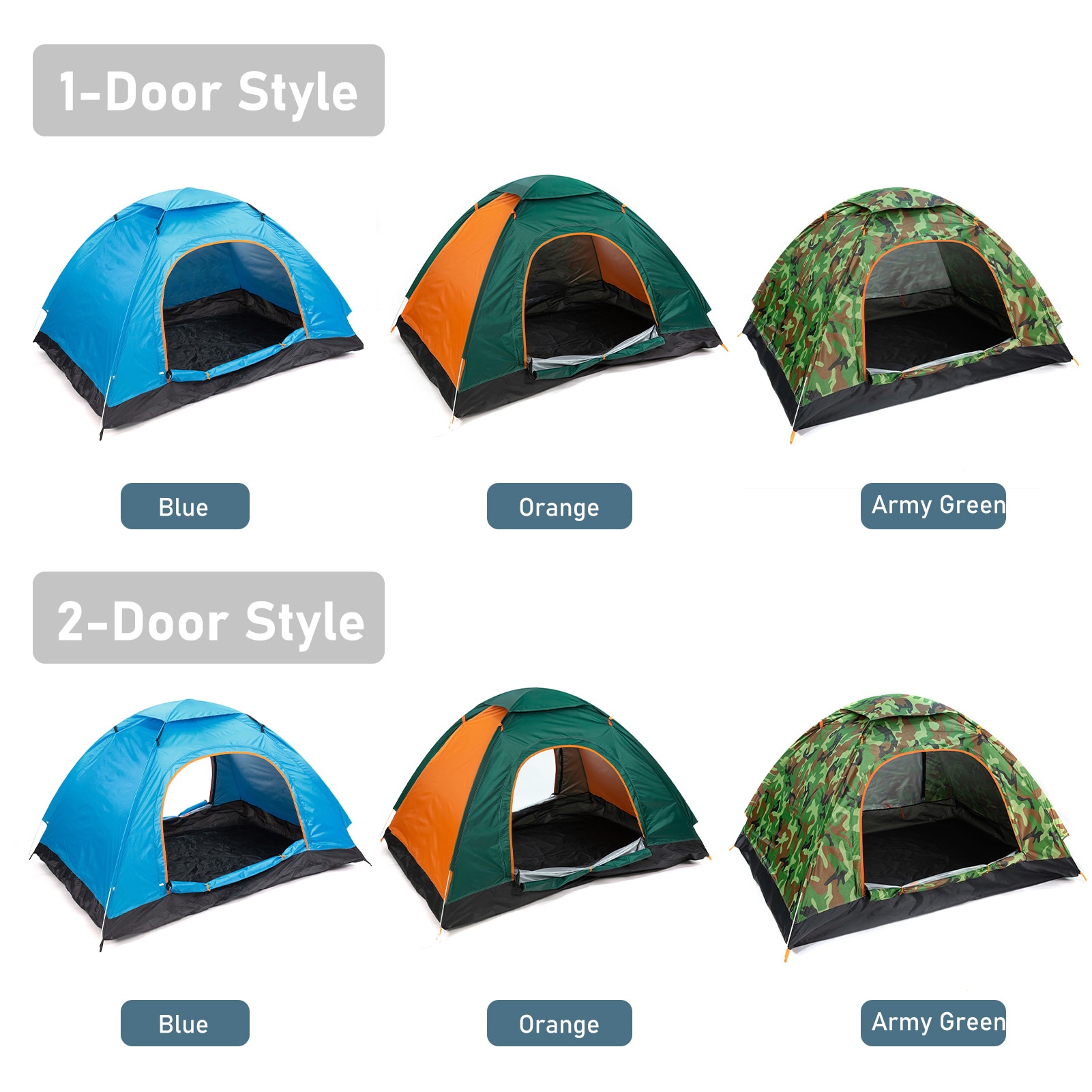 2 People Camping Tent Pop Up Folding Tents Outdoor Camping Equipment Easy Setting Up Fishing Tent Picnic Party