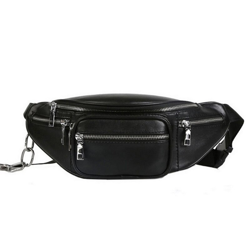 Waist Bag Pack Multi-function Steam Punk Leg Package PU Leather Shoulder Bag Women Belt Pochete Pack