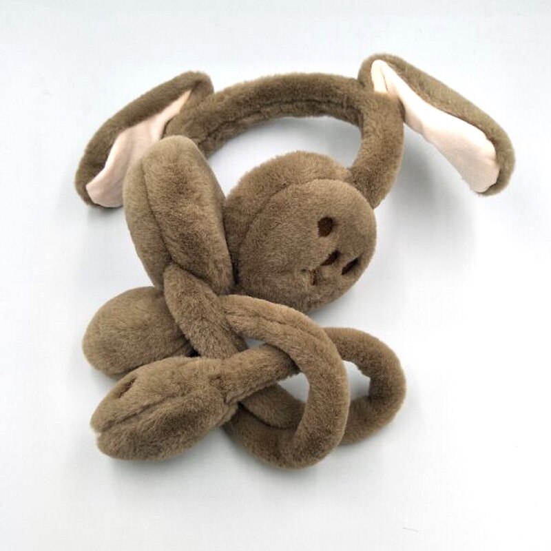 Xeongkvi internet beroemdheid konijnenoren bewegen mooie vrouwen oorkappen winter warm imitatie konijnenhaar volwassen meisje oorkap: Koffie