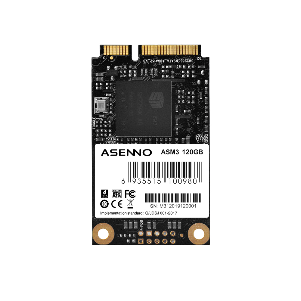 Asenno SSD mSATA 120GB 240GB 480GB 512GB 1TB Mini SATA Interne fest Zustand Antrieb für Laptop Schreibtisch