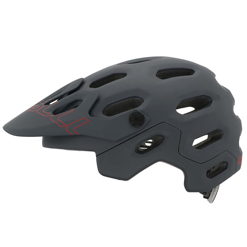 CAIRBULL SUPERCROSS All-Terrain XC Bicycle Helmet Riding Helmet Off-Road Mountain Bike Helmet Casco Bicicleta: Gray / M(54-58CM)