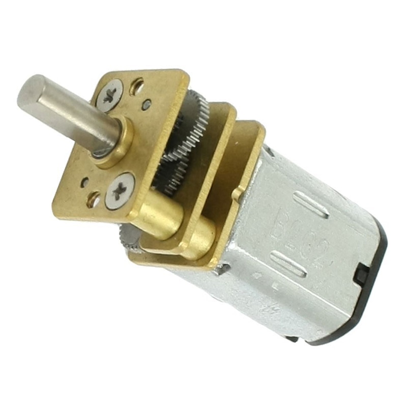 DC 3V 30RPM Torque Geared Gearbox Gear Box Micro Electric Motor Silver