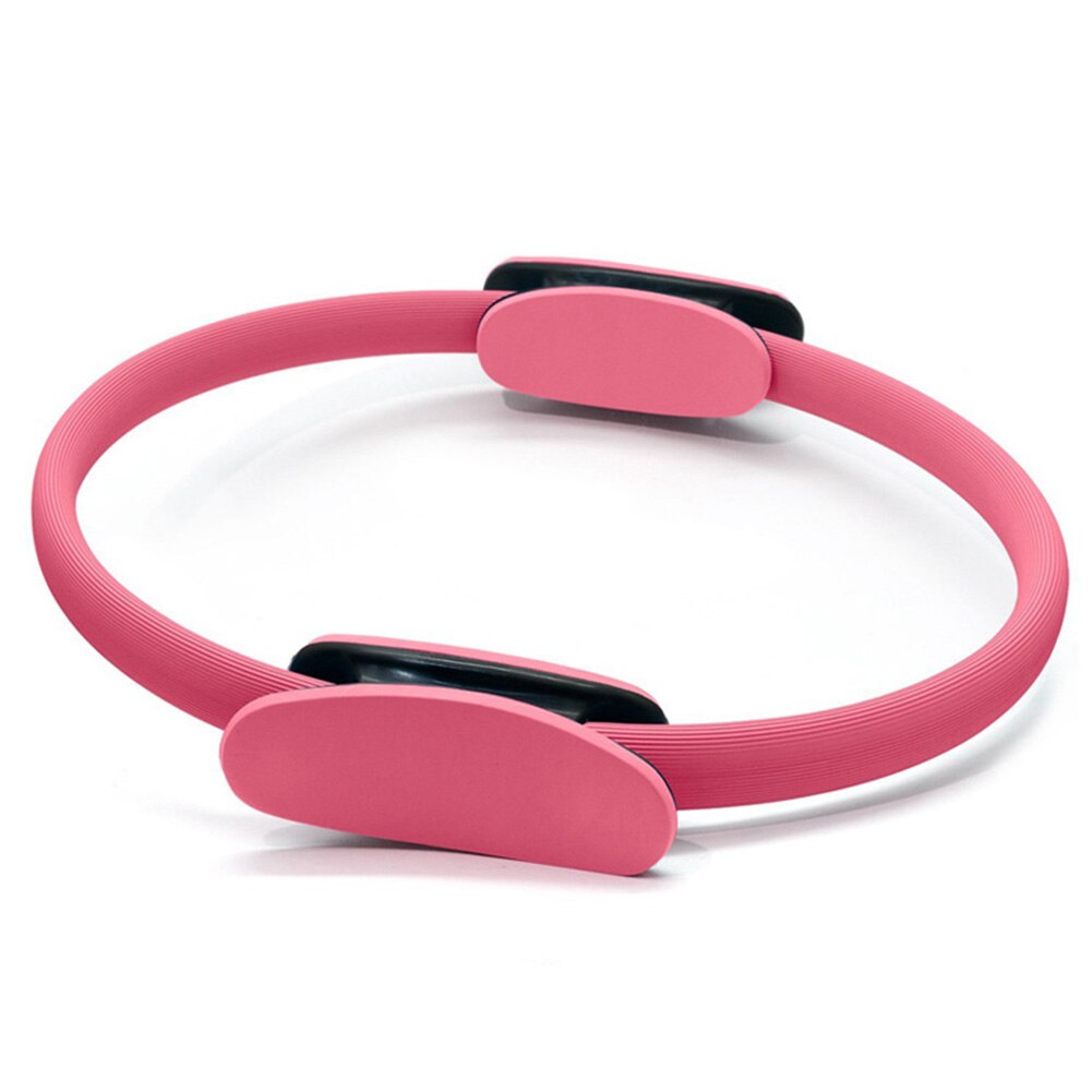 Gym trening hjemmetrening pilates sirkel yoga fitness kvinner sport motstand muskel verktøy magiske ring tilbehør: Rosa