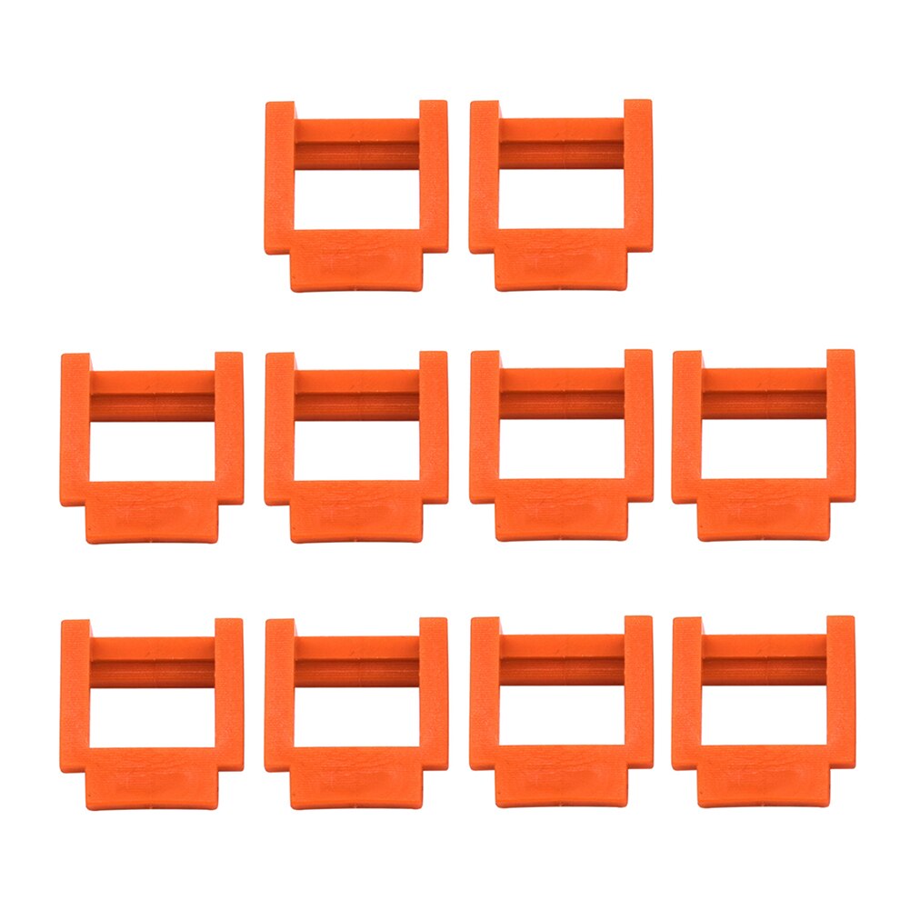 10pcs PCIE Riser 1X Retainer Vertical Mount Locker USB Holder Cable Extender Riser PCIE Riser for Video Card Miner Mining: Orange