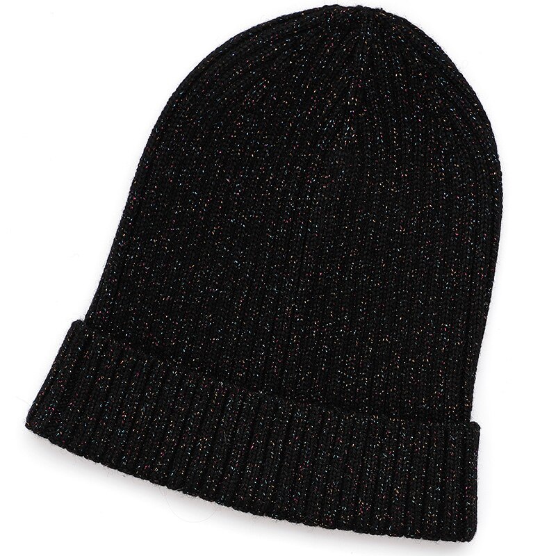 unisexe laine épais casquettes Simple solide chapeau mélanges doux Fine fil tricoté chapeau bonnets laine hiver printemps casquettes Skullies