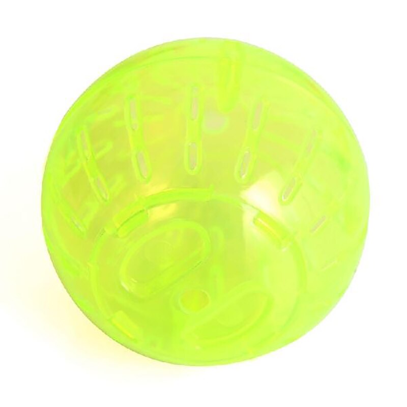 Hámster bola mascota de juguete pelota para hacer ejercicio Hamster roedores Jogging juego de ejercicio de Fans que Bola de hámster: Yellow