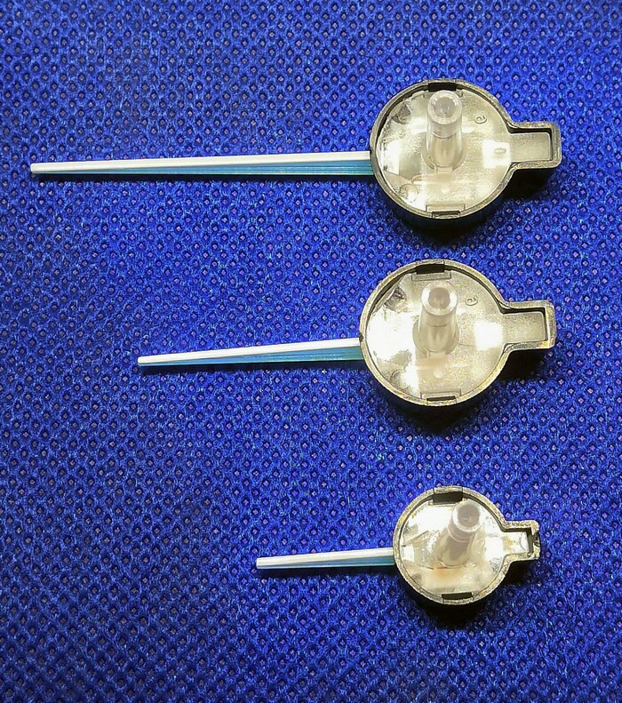 0.98mm hole 1pc blue Universal 20 32 46MM Auto Car Motorcycle Instrument Speedometer Speedo Needles Pointers for Volvo v50