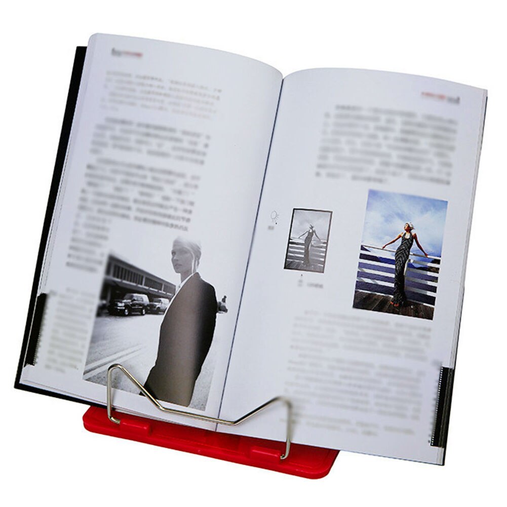 Bibliotheek Boek Stand Kantoor Boekensteunen Lichtgewicht Verstelbare Houder Voor Thuis Desktop Plastic Fold Reading Frame Muziek Lakens