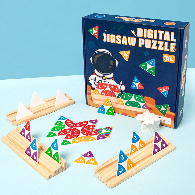 Kinderen Digitale Cognitie Matching Puzzel Tafel Games Logisch Denken Training Intelligence Houten Vroeg Onderwijs Speelgoed