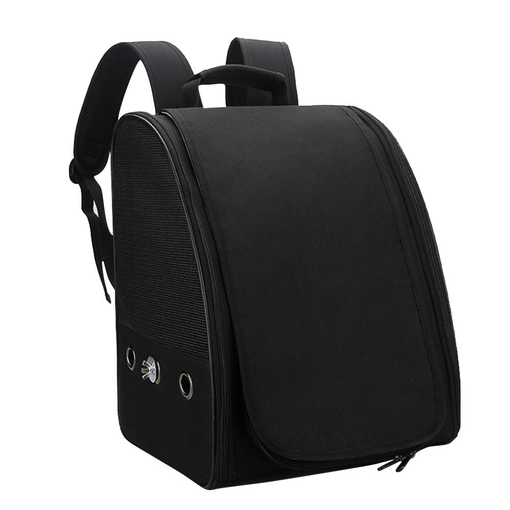 Animal de compagnie perroquet sac à dos oiseau transporteur de voyage extérieur oiseau Cage de Transport respirant perroquet sortir sac à dos voyage randonnée: Black
