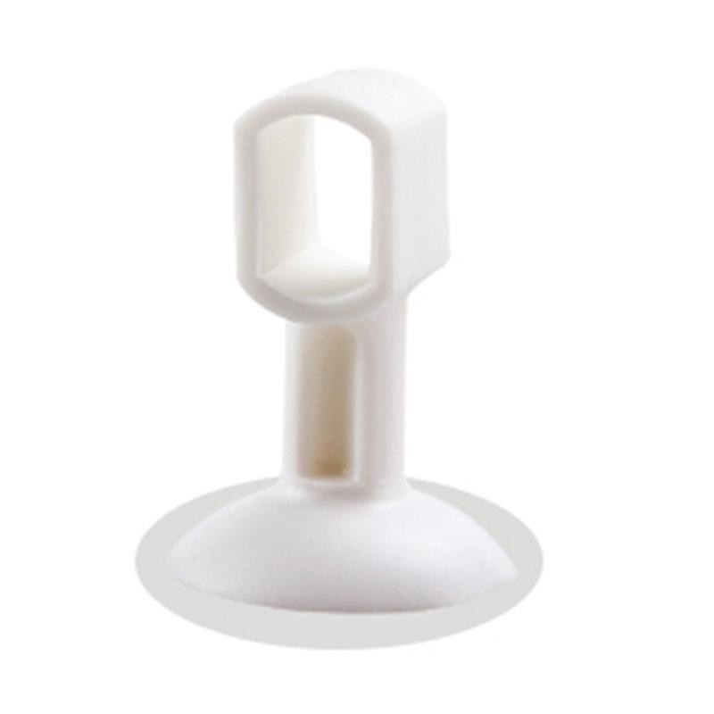 2Pcs Deurklink Crash Pad Rubber Deurknop Lock Bumper Guard Stopper Mute Demper Deur Fenders Anti Ongeval Muur beschermen: White S