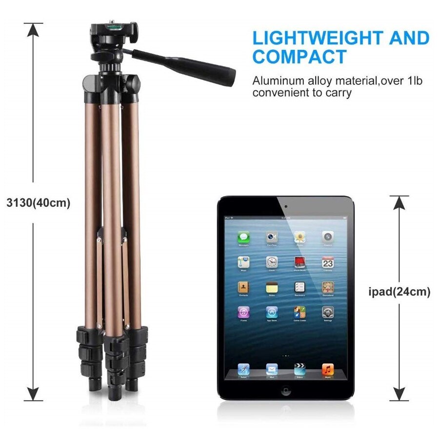 Camera Tripod for Cellphone Universal Portable Photographic Tripode Mini Tripod for Travel Lightweight Camera Stand