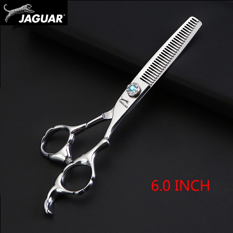 JAGUAR Hair Scissors 5.5&6.0 Inch Cutting Thinning Set Hairdressing Scissors Barber Tools salons she: 6.0 Inch Thinning 05