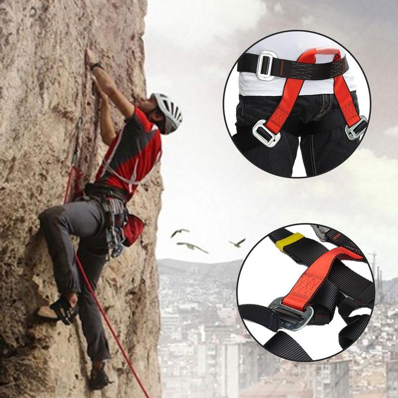 Outdoor Climbing Safety Belt Half Body Protecting Harnesses Rappel Climbing Climbing Downhill For Rock Belt Accessories C4M4