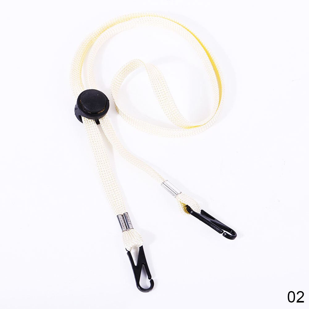 Cuerda colgante para mascarilla, cordón ajustable para máscara facial, sin huellas, dos ganchos, cadena para gafas para niños: 26