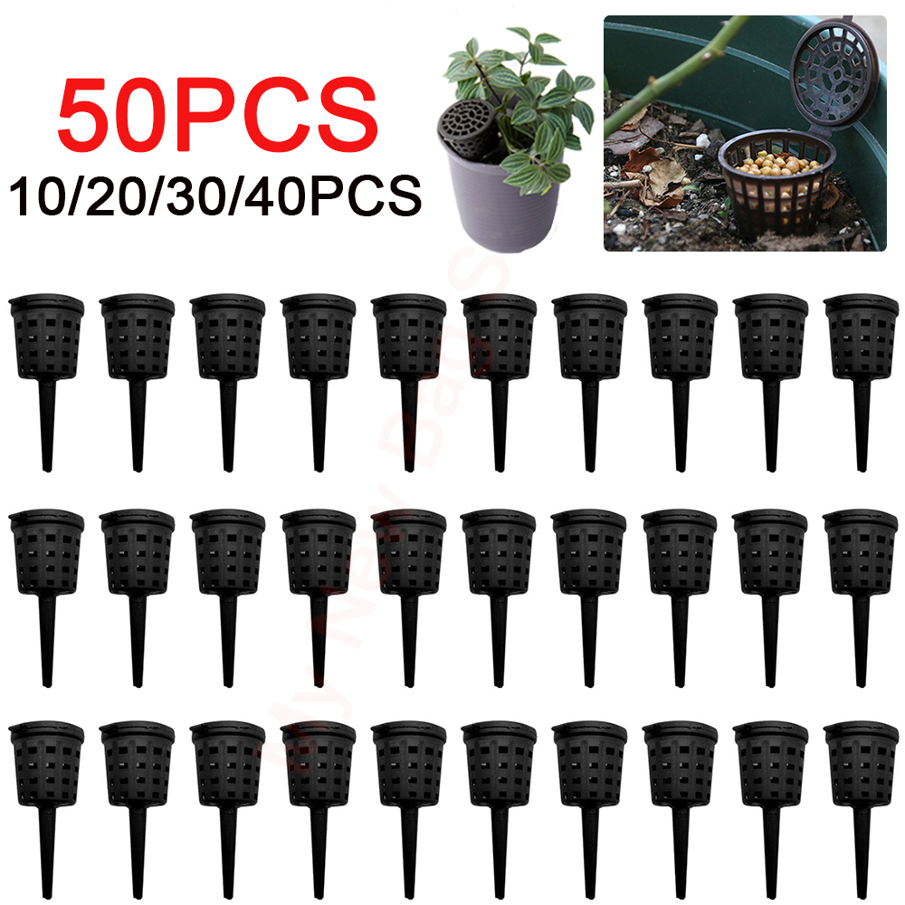 10-50PCS Fertilizer Basket with Lid Fertilizer Box Case Easily Carrying Part Bonsai Fertilizer Container Eco-friendly Tool